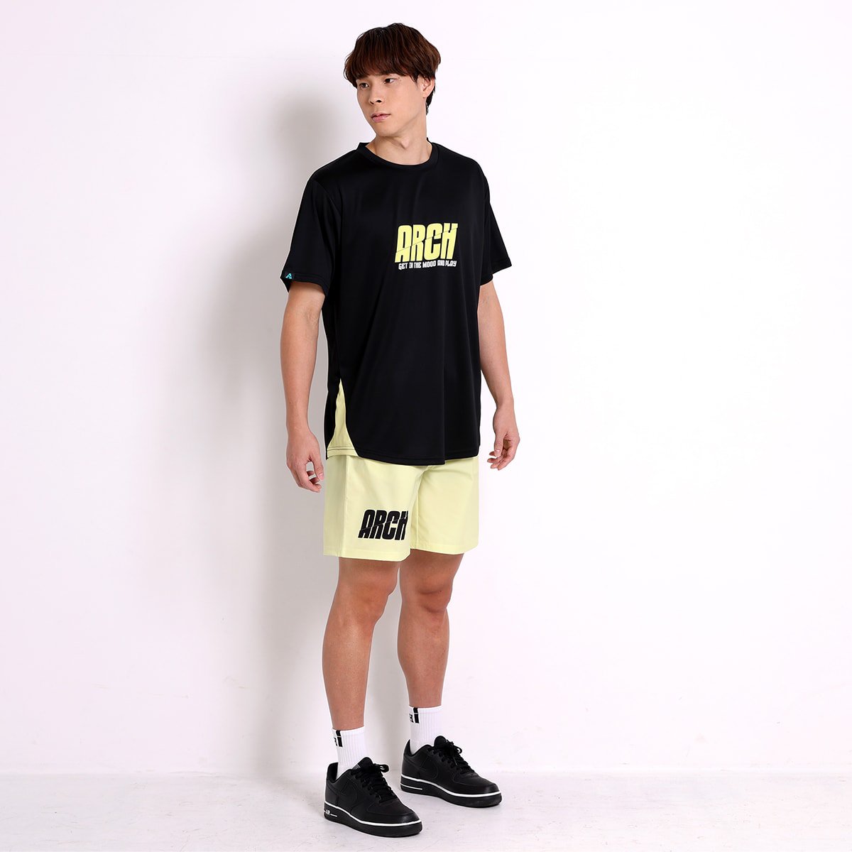 split logo shorts【citron】 - Arch ☆ アーチ [バスケットボール＆ライフスタイルウェア  Basketball&Lifestyle wear]