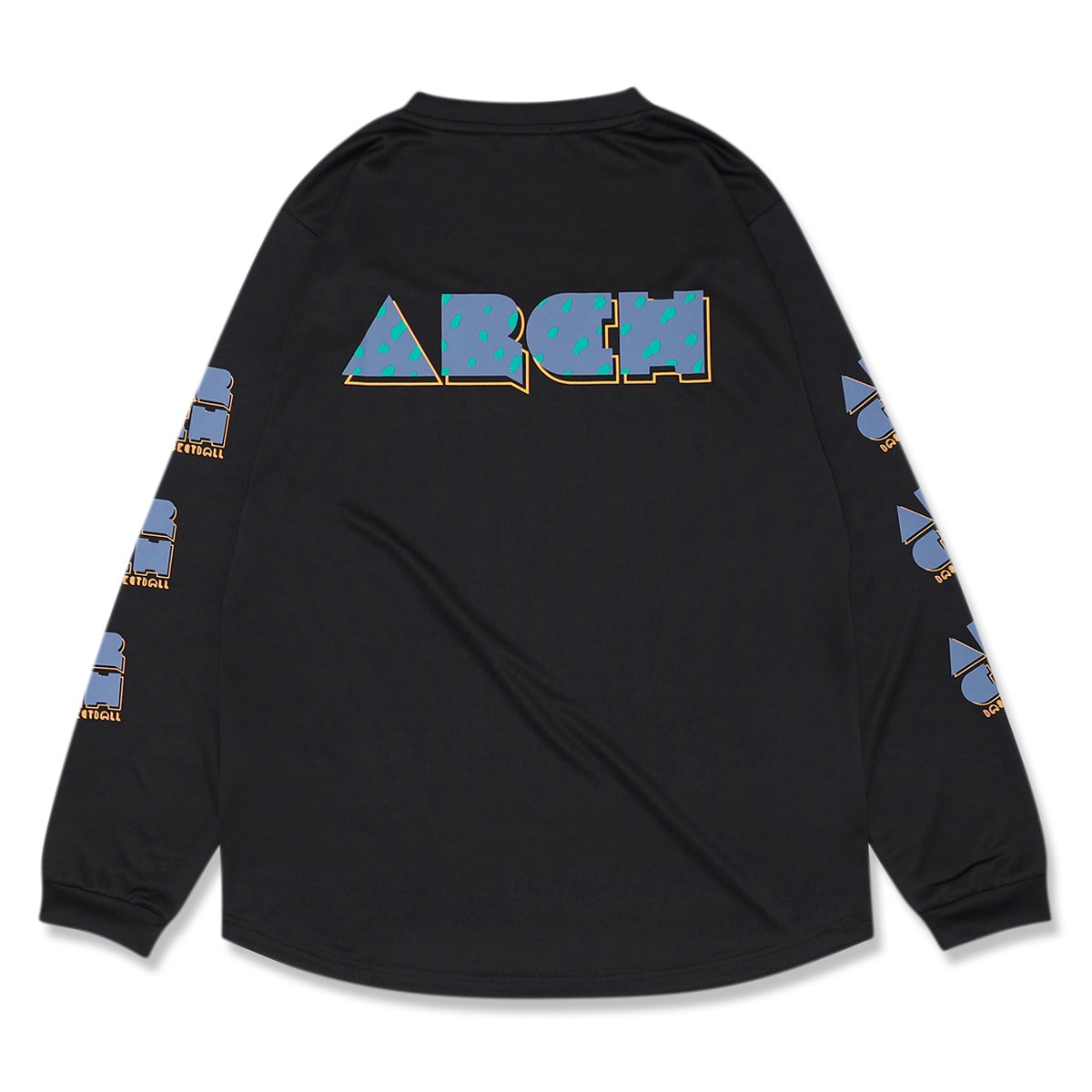 ARCH blockstorm L/S tee ［DRY］【white】Mサイズポリエステル100