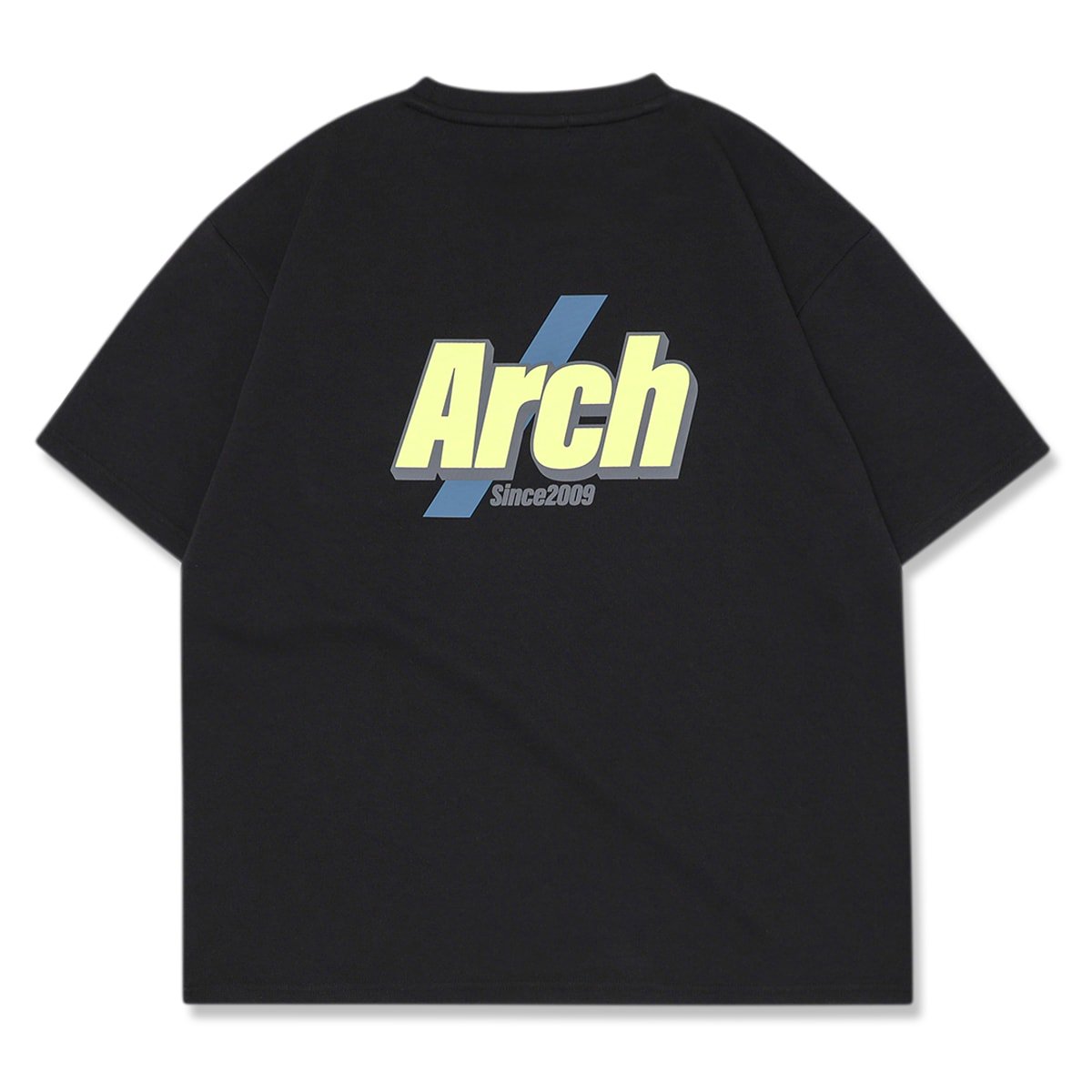 diagonal bar pocket tee【black】 - Arch ☆ アーチ