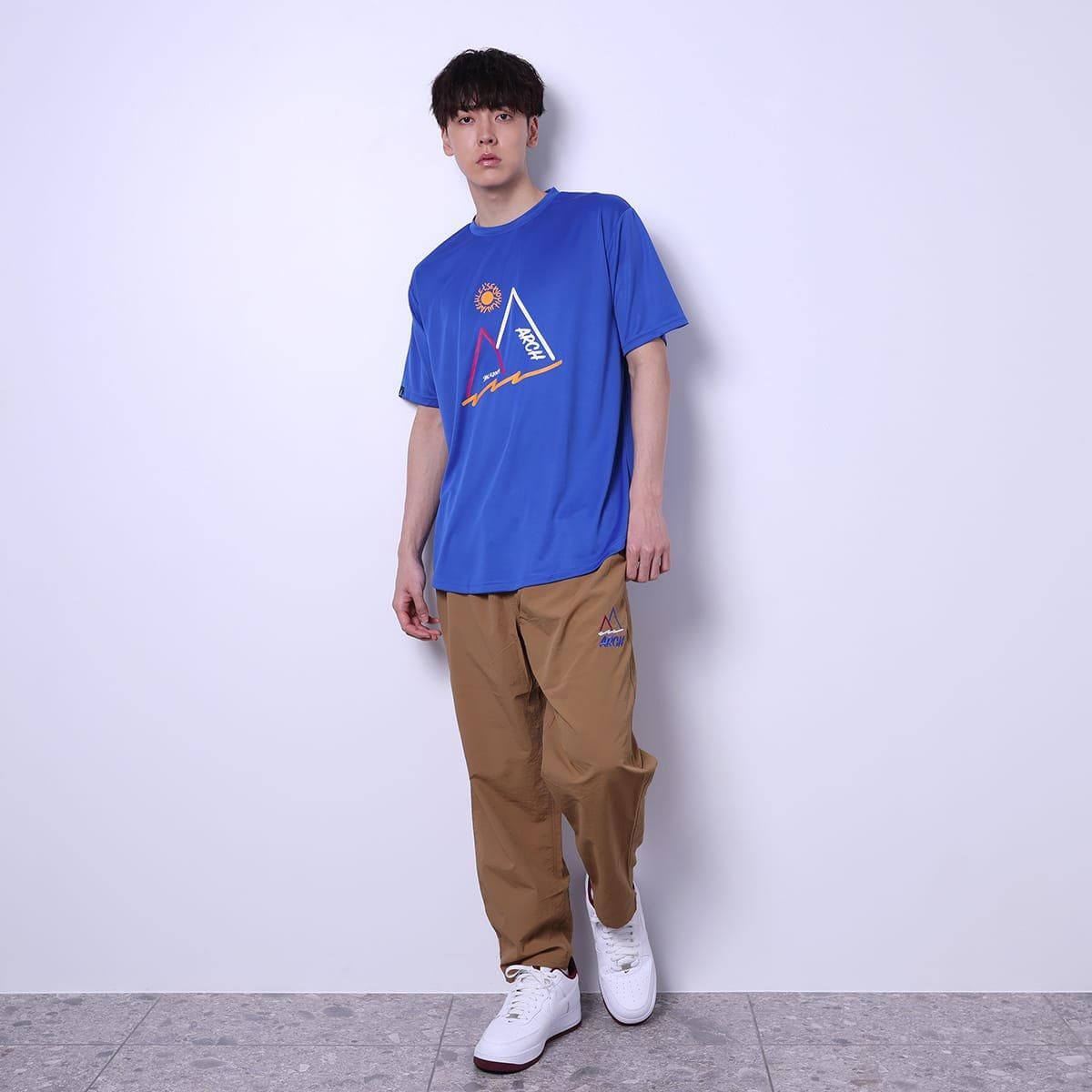 sunny day tee [DRY]【blue】 - Arch ☆ アーチ [バスケットボール