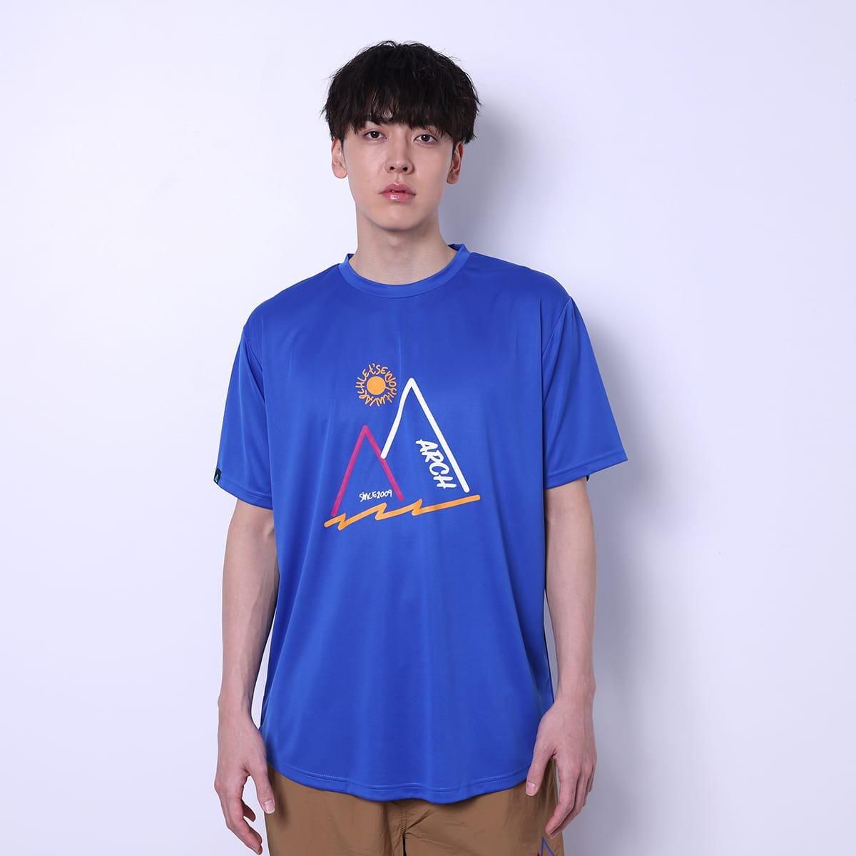sunny day tee [DRY]【blue】 - Arch ☆ アーチ [バスケットボール