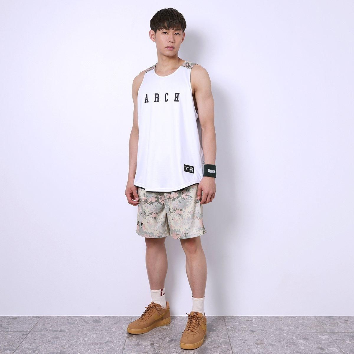 overlap camo shorts【sand】 - Arch ☆ アーチ