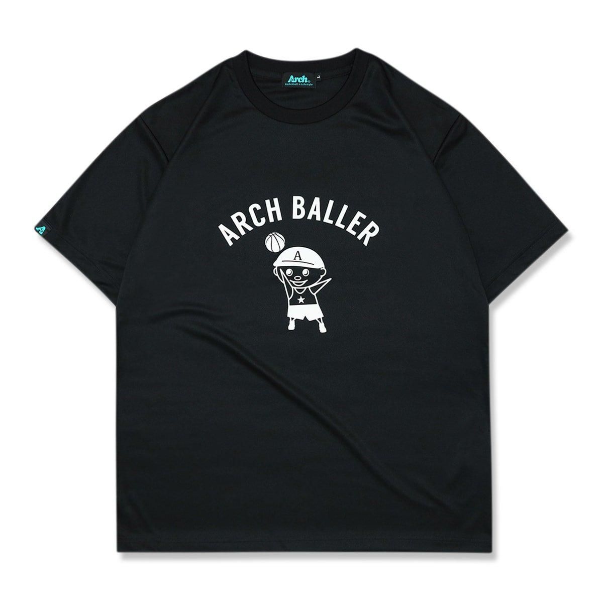 floater tee [DRY]【black】 - Arch ☆ アーチ [バスケットボール＆ライフスタイルウェア  Basketball&Lifestyle wear]