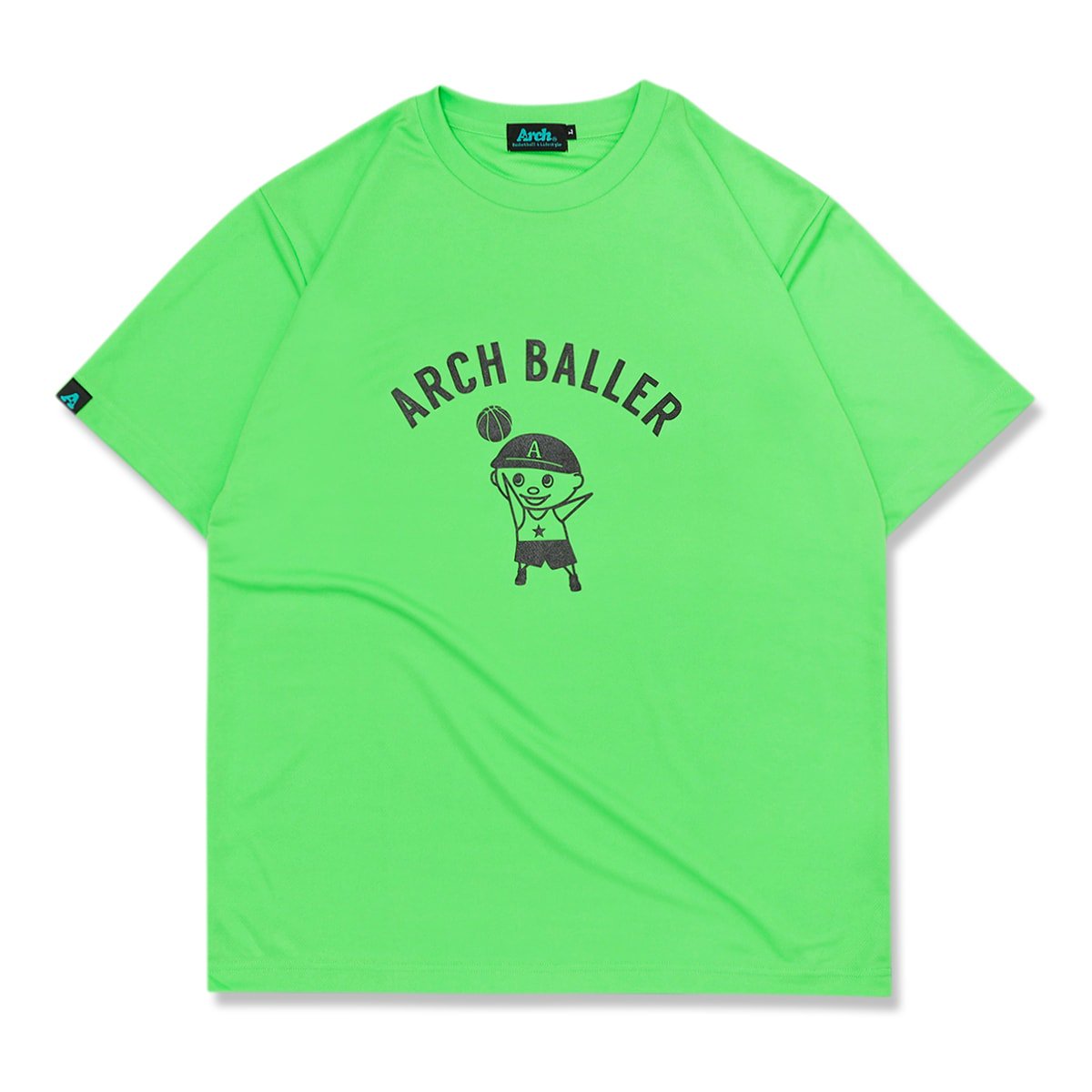 floater tee [DRY]bright green