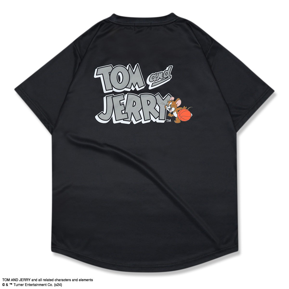 TOM and JERRY | Arch hoop mate tee [DRY]black