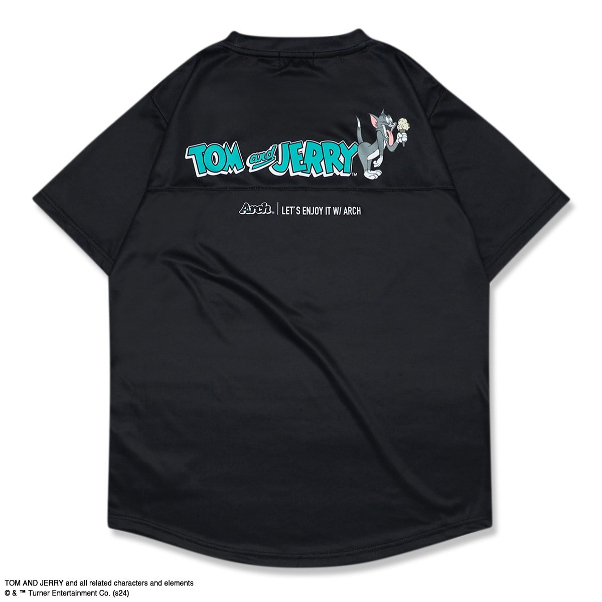 TOM and JERRY | Arch ice cream tower tee [DRY]black