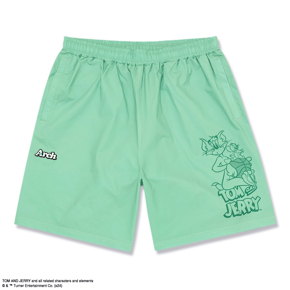 TOM and JERRY | Arch buddy-buddy shortsmist green