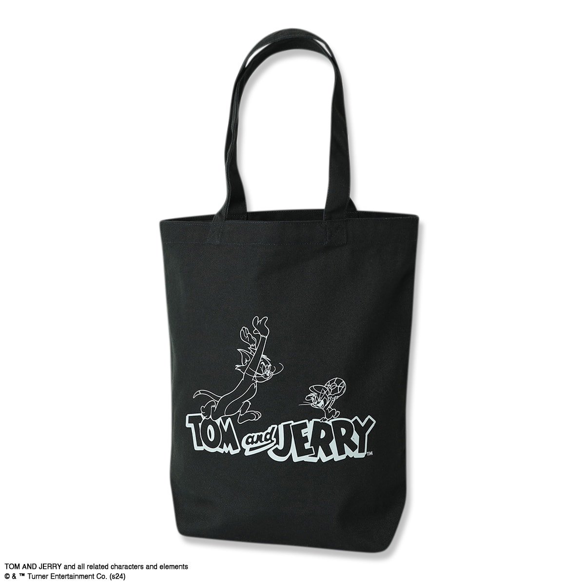 TOM and JERRY | Arch cat & mouse game tote bagblack