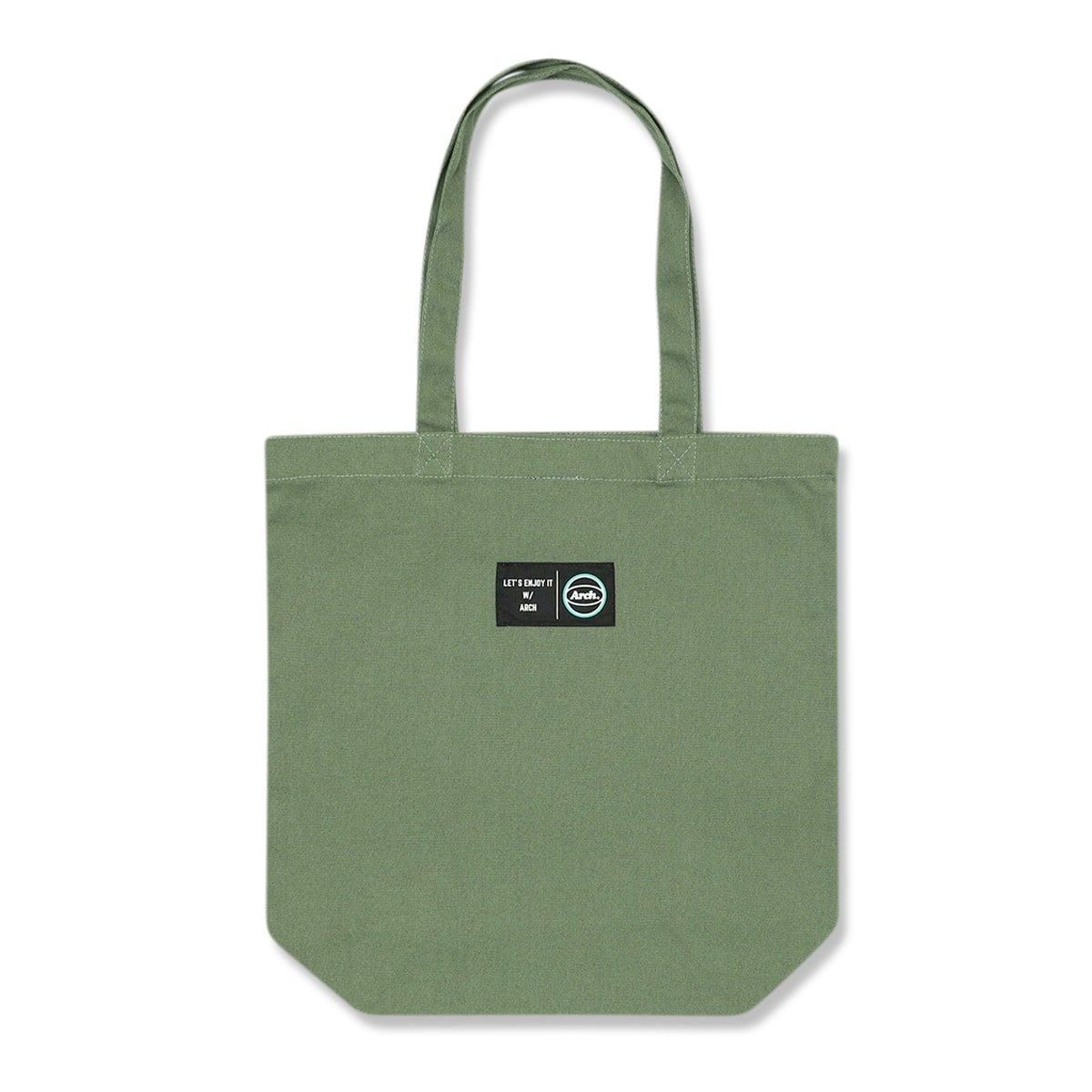 TOM and JERRY | Arch cat & mouse game tote bag【moss green