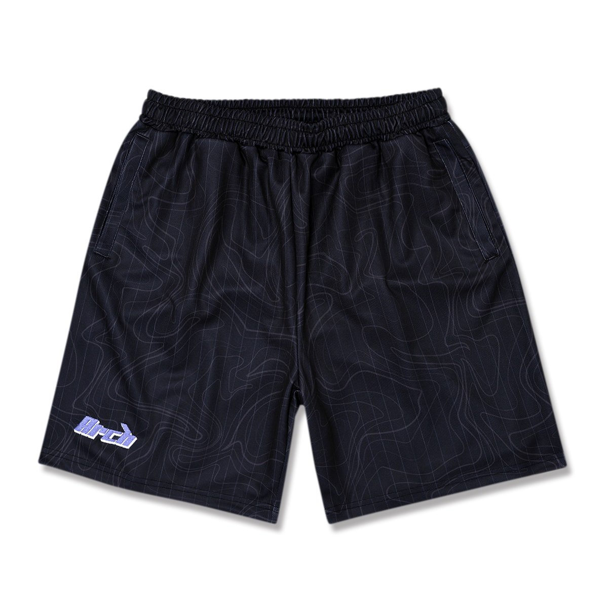 topographic shortsblack