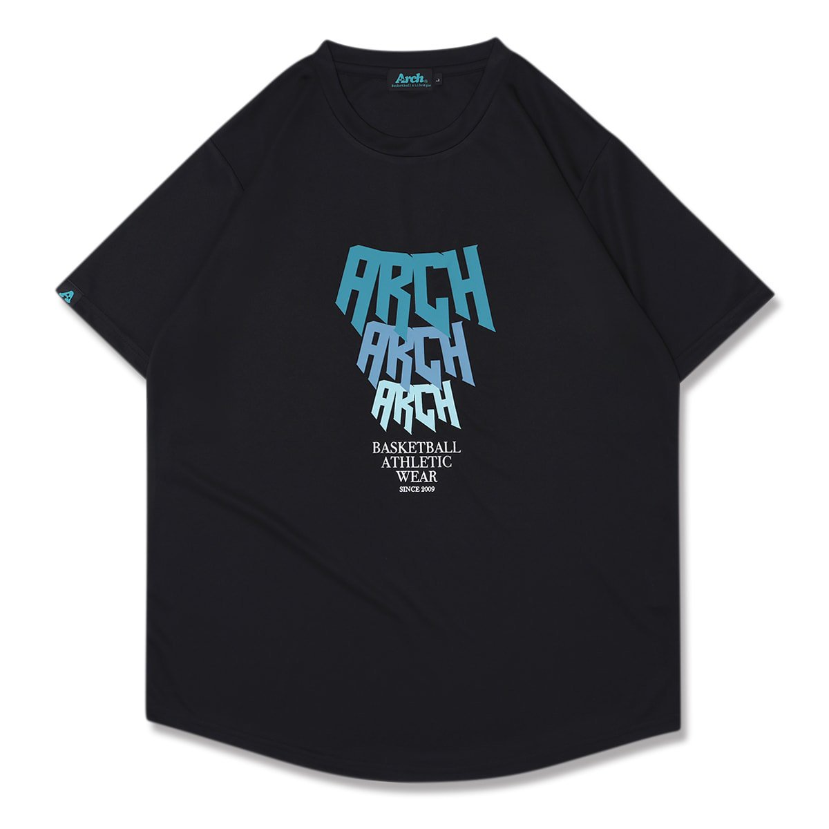 rim designed tee [DRY]black