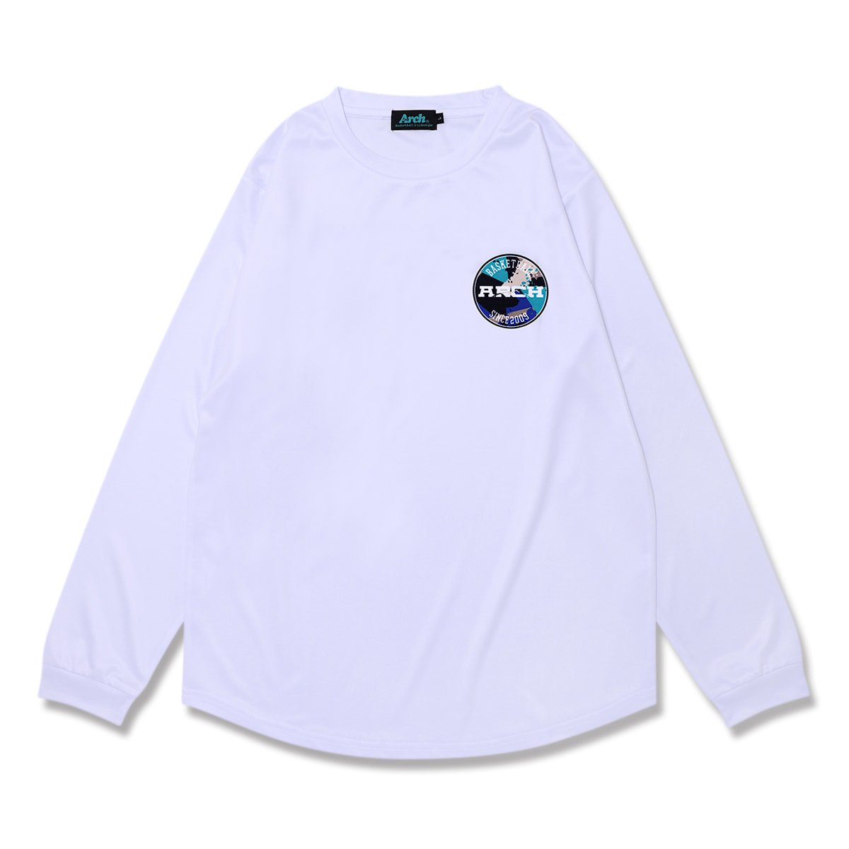 debris L/S tee [DRY]white