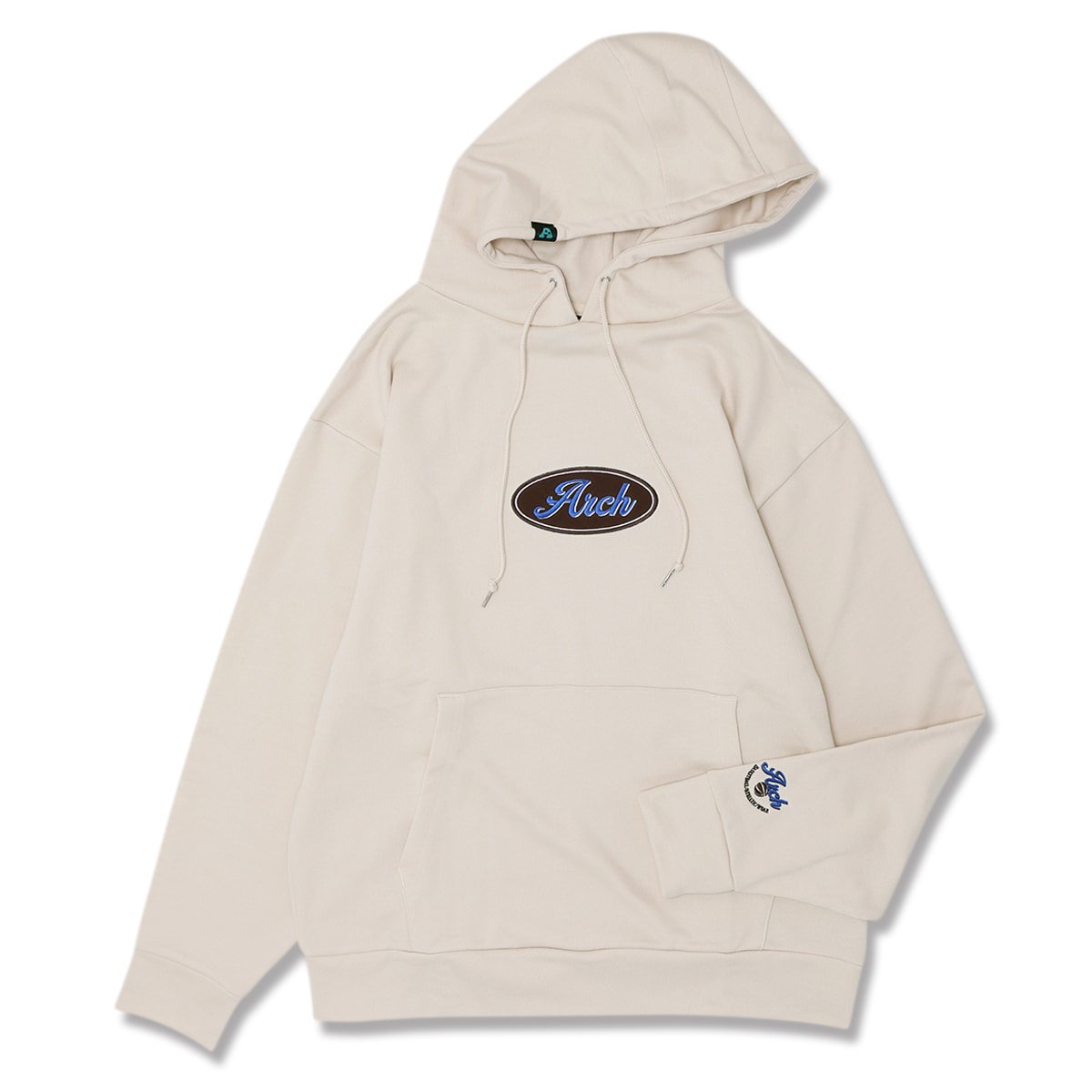 oval logo sweat P/O parka【pale oak】 - Arch ☆ アーチ [バスケットボール＆ライフスタイルウェア  Basketball&Lifestyle wear]