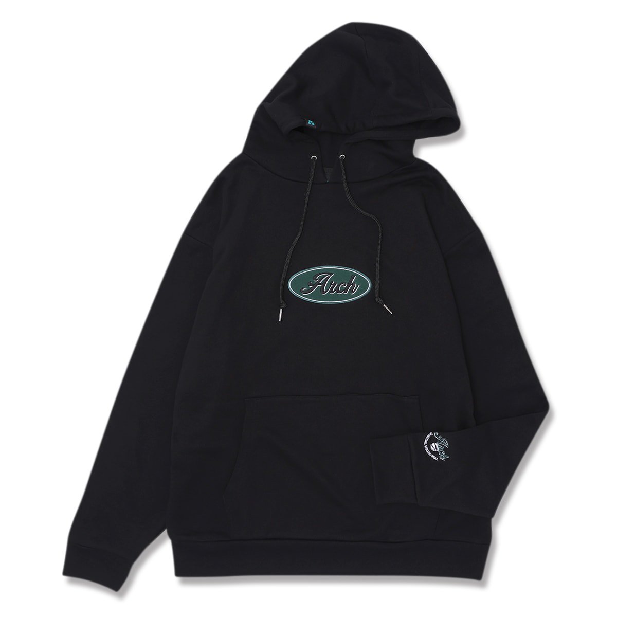 oval logo sweat P/O parkablack