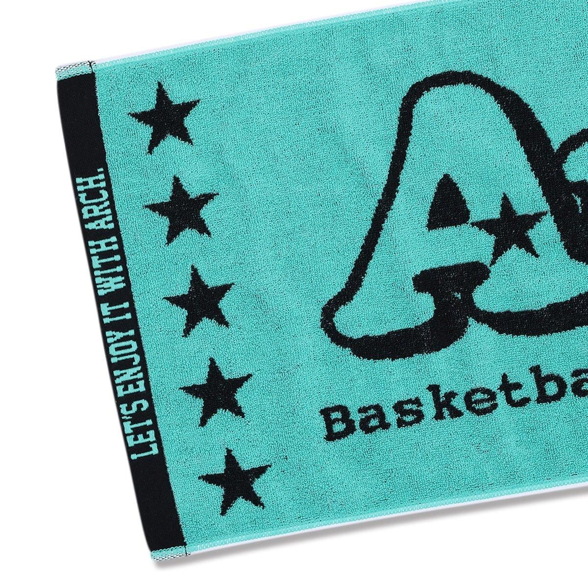 basic logo jacquard towel【mint/black】 - Arch ☆ アーチ