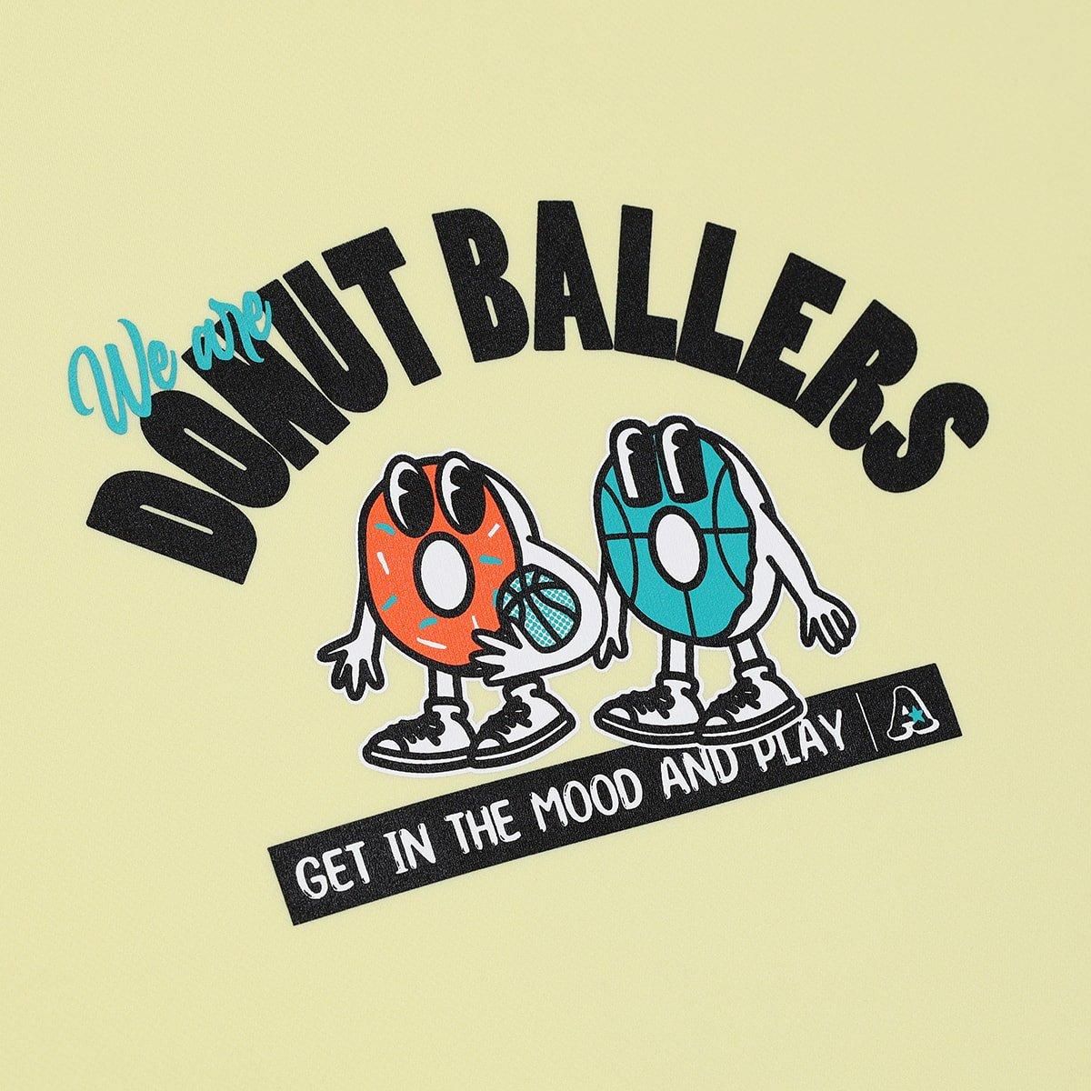 donut ballers L/S tee [DRY]【light yellow】 - Arch ☆ アーチ