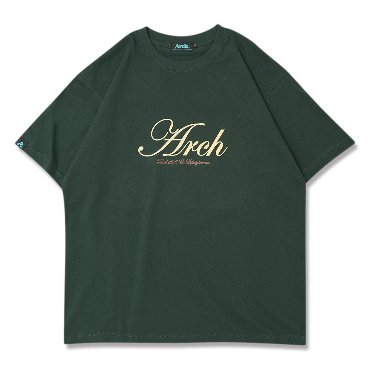 cursive logo flocky teemoss green