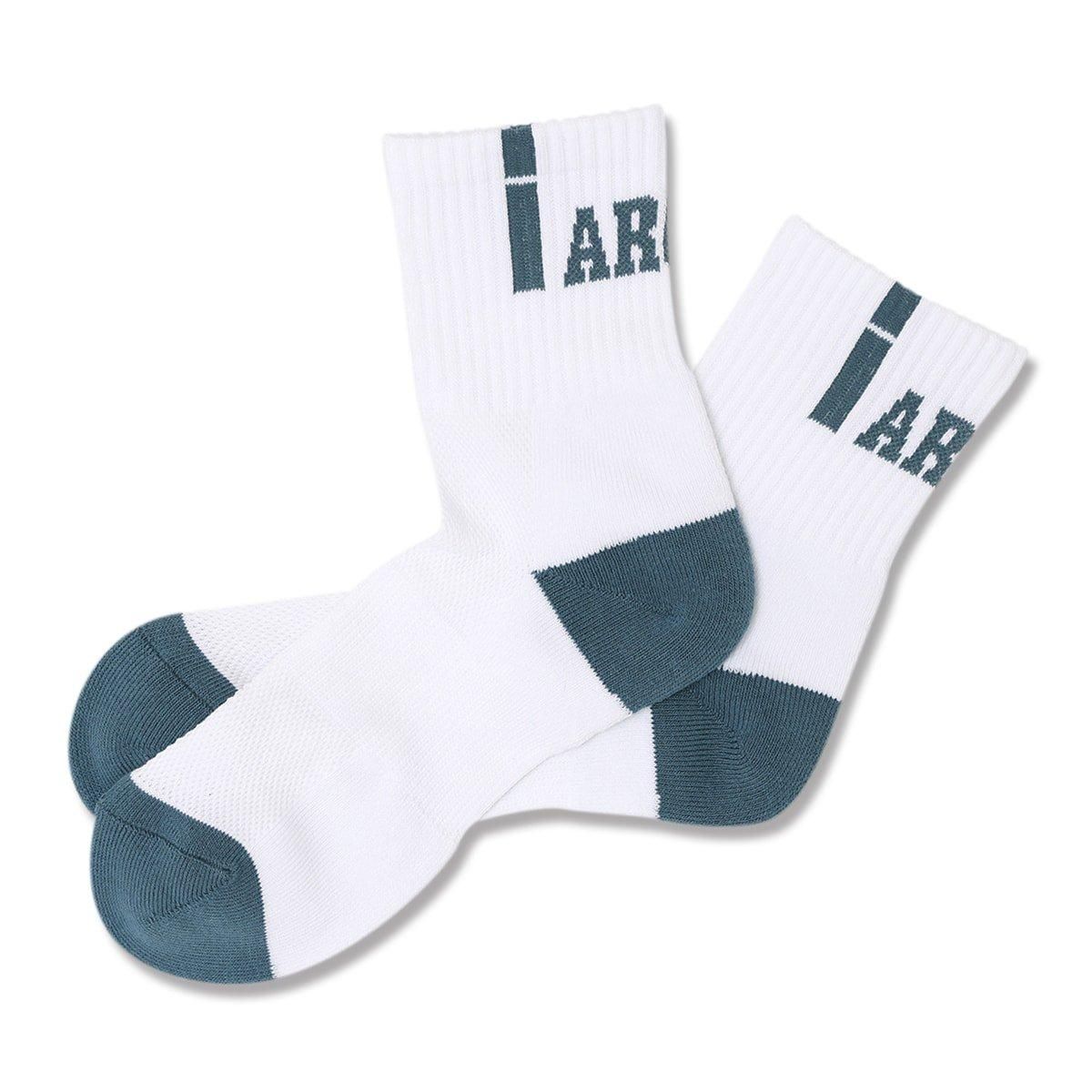 vertical crew sockswhite/blue