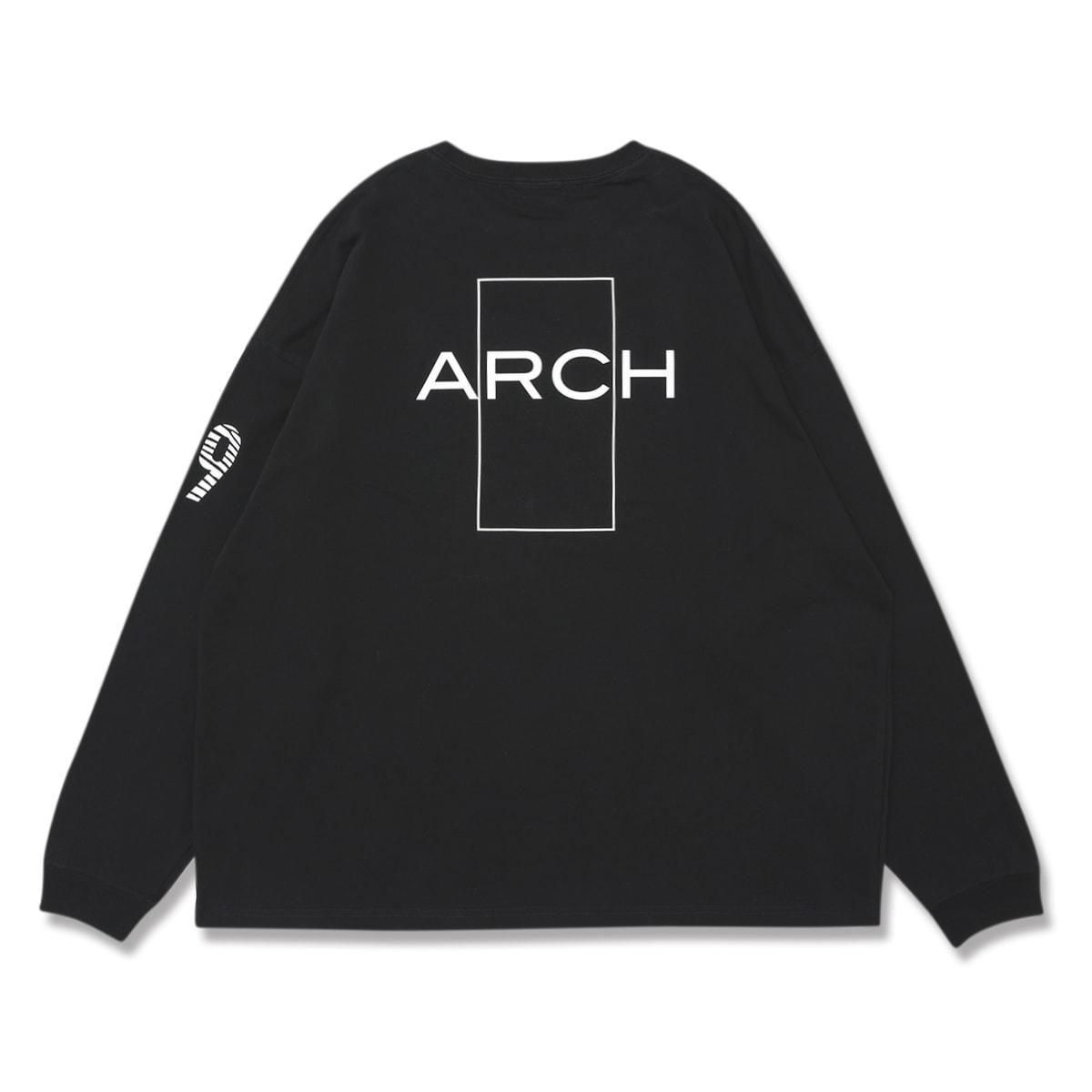 team arch all court wide L/S teeblack