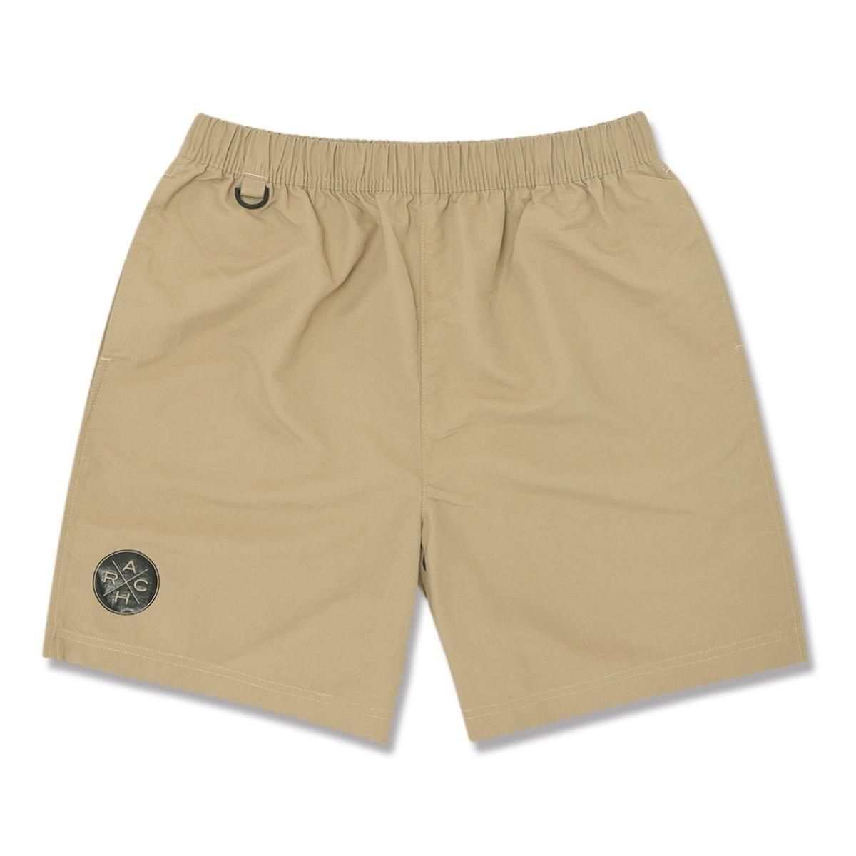 team arch all court active nylon shortssand beige