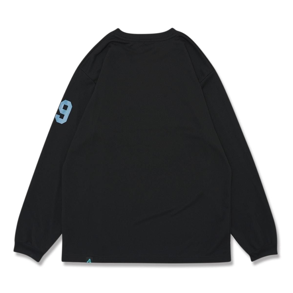 trico logo L/S tee [DRY]【black/blue】 - Arch ☆ アーチ