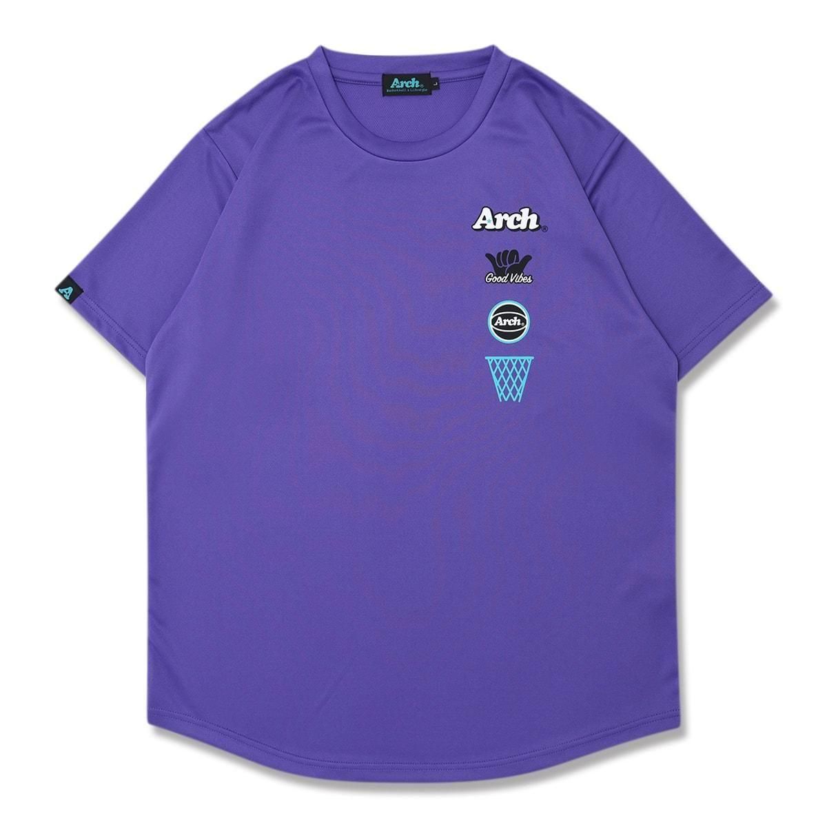 icon tee [DRY]【purple】 - Arch ☆ アーチ [バスケットボール