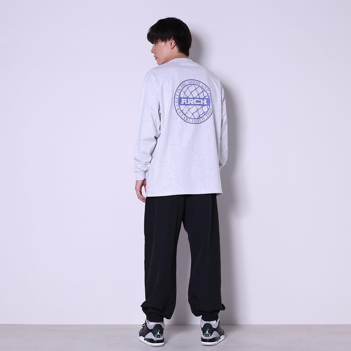 ARCH　バスケ　セットアップ　XXL go out wide L/S tee【ash gray】 - Arch ☆ アーチ