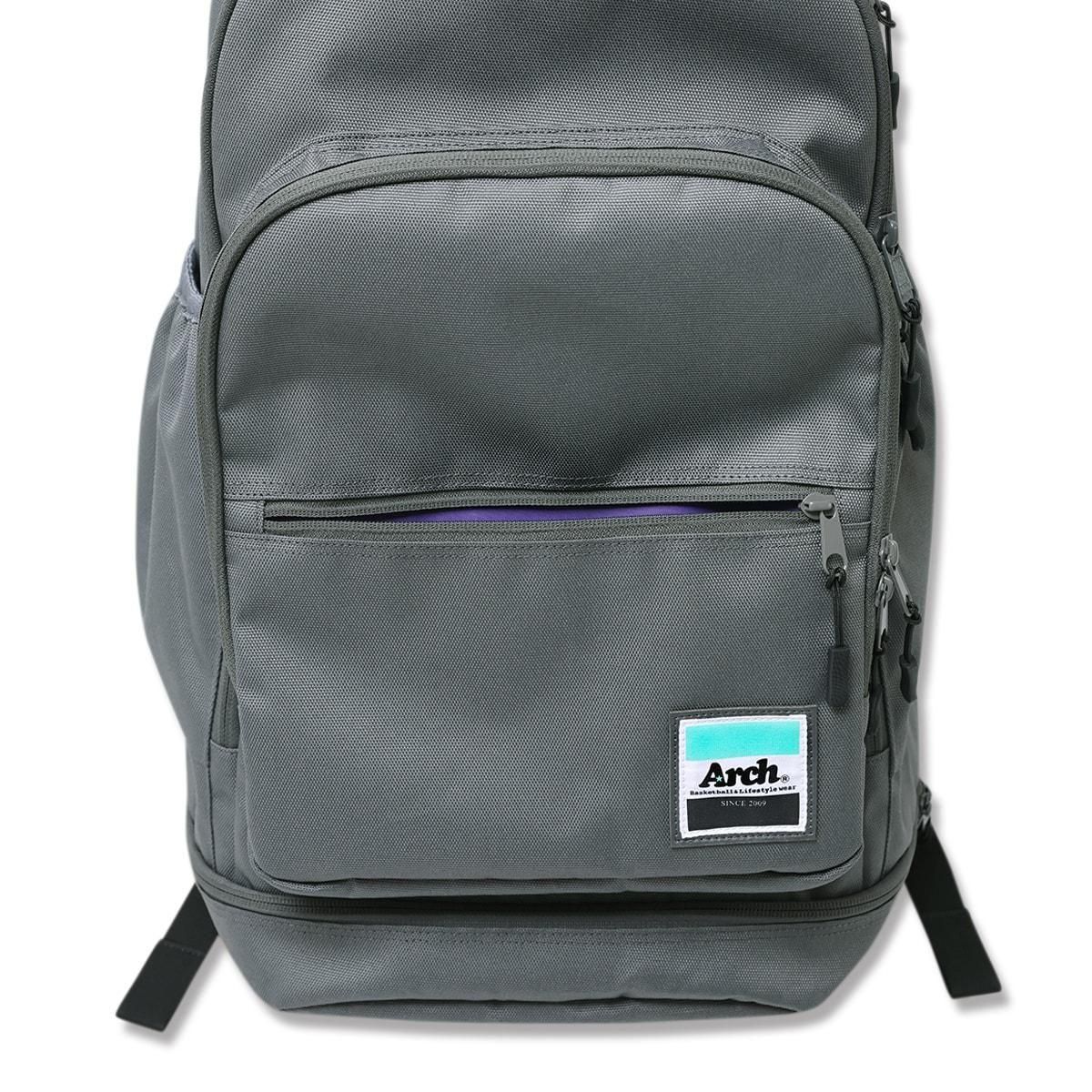 workout backpack 2.0【gray/purple】 - Arch ☆ アーチ
