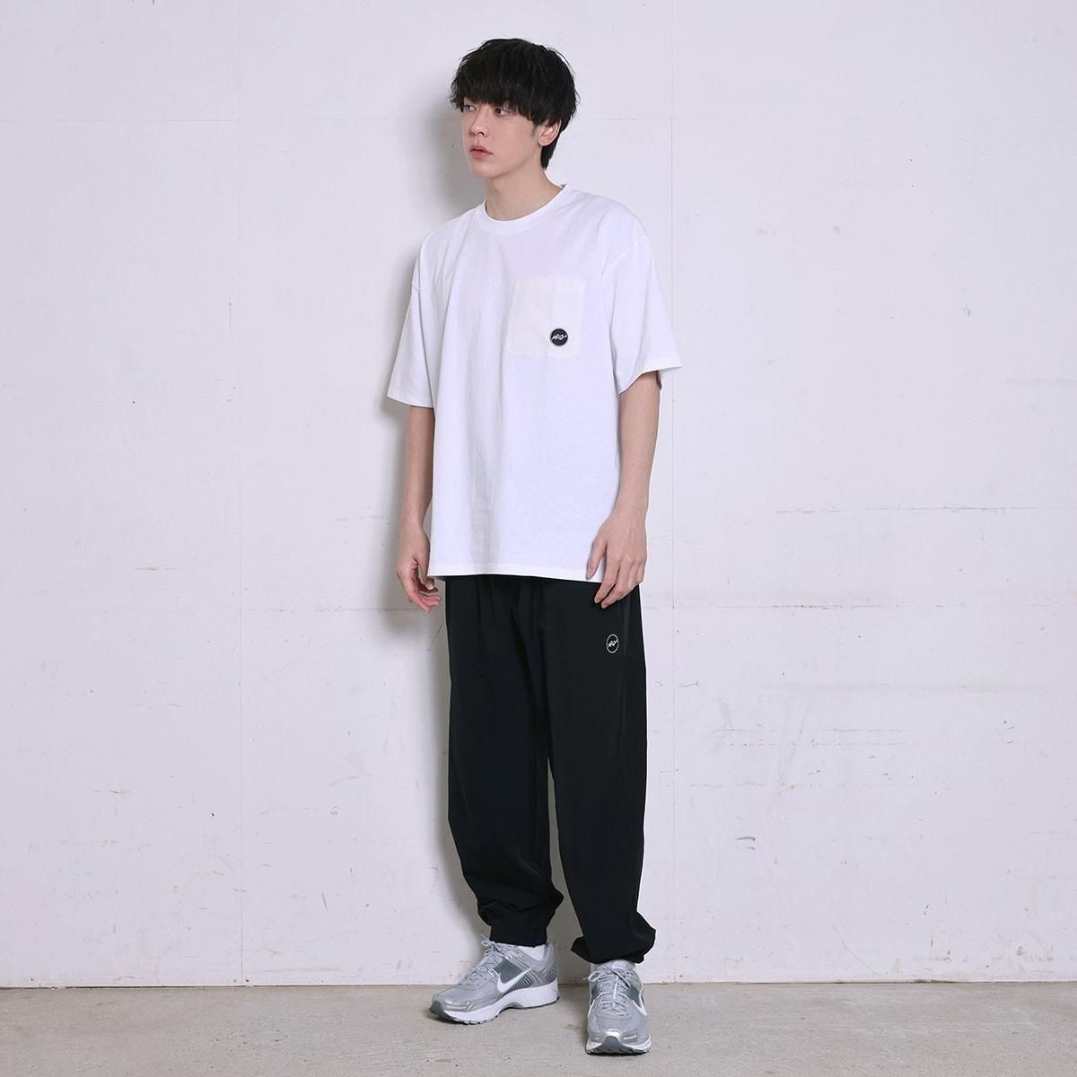 lettered logo flexible pants【black】 - Arch ☆ アーチ