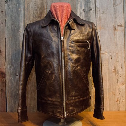 30's Horsehide Single Riders Jacket [RCL10013H] SEAL BROWN 