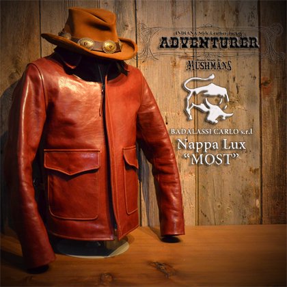 INDIANA Style Leather Jacket 【Adventurer/アドヴェンチュラー ...