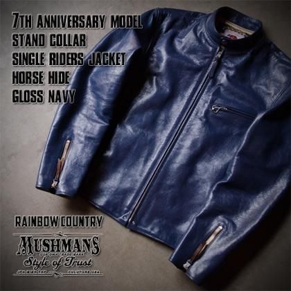 RAINBOW COUNTRY × MUSHMANS レザー ジャケット 40 RAINBOW COUNTRY × MUSHMANS レザー ジャケット 40 - メルカリ