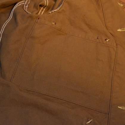 13oz.BROWN DUCK WORK COAT[HD13738] - MUSHMANS ONLINE SHOP