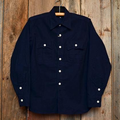 MFSC INDIGO FLANNEL GARRISON SHIRT[SC27352] - MUSHMANS ONLINE SHOP