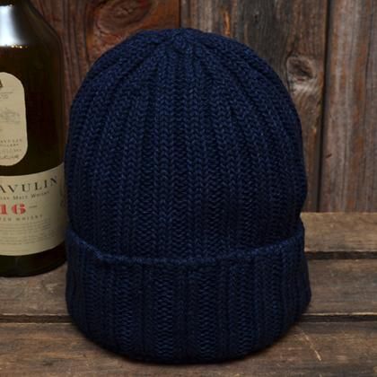 インディゴニットキャップ[261701] - MUSHMANS ONLINE SHOP