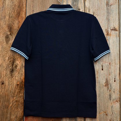 The Original Twin Tipped Fred Perry Shirt[M12N]NAVY/ICE/ICE