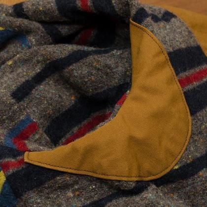 F.ROMANCE 13oz.BROWN CANVAS MACKINAW COAT[SC13999