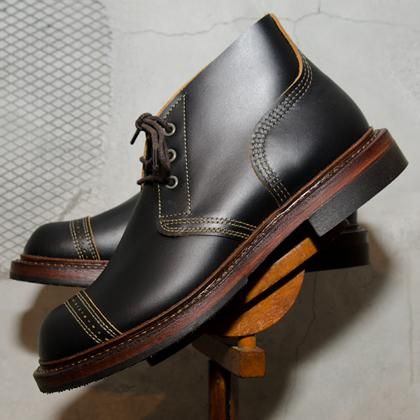 MUNSON B-5 CHUKKA BOOTS[80351562000]BLACK - MUSHMANS ONLINE