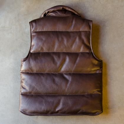 Lightning掲載!)【2018Model入荷しました】Utility Leather Down Vest