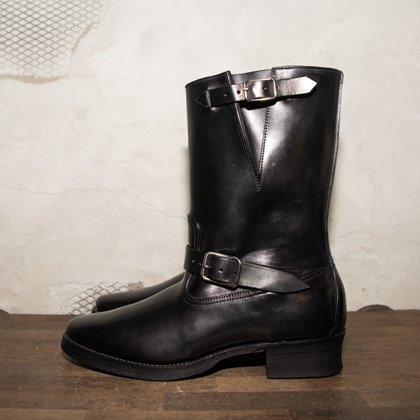 Engineer Boots “The Pioneer” Guide Horsebutt -Nickel Buckle-[603