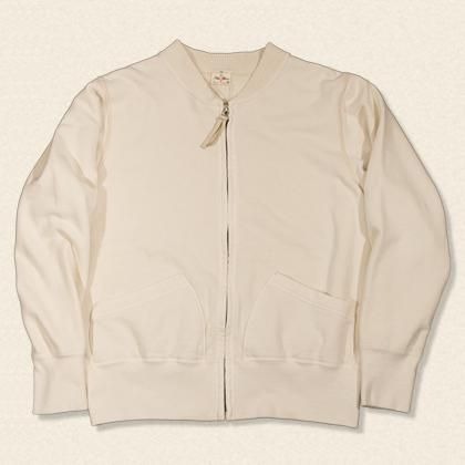 フルジップスウェット[95059]オールドホワイト - MUSHMANS