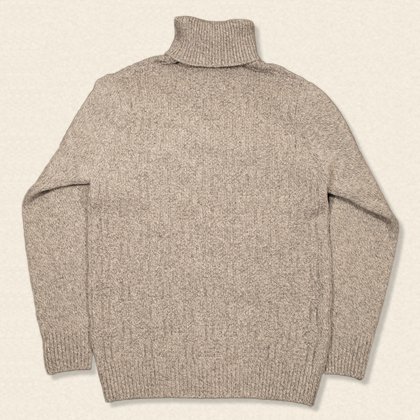 Turtleneck Sweater［OR-4123］GRAY - MUSHMANS ONLINE SHOP