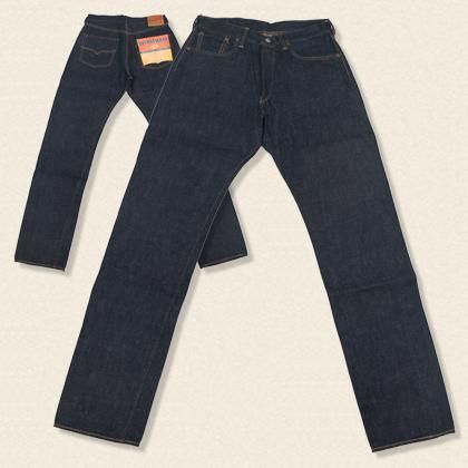 【希少サイズ】デラックスウエア　デニム　DX066B 40サイズ 1940s ORIGINAL PIPED STRAIGHT［DX066B］ - MUSHMANS ONLINE