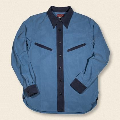 VITO STYLE 2-TONE SHIRT[AS-014] - MUSHMANS ONLINE SHOP