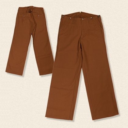 WORK STYLE DUCK BAGGY PANTS[AP-003Z]BROWN - MUSHMANS ONLINE SHOP | アメカジ通販  マッシュマンズ オンラインショップ