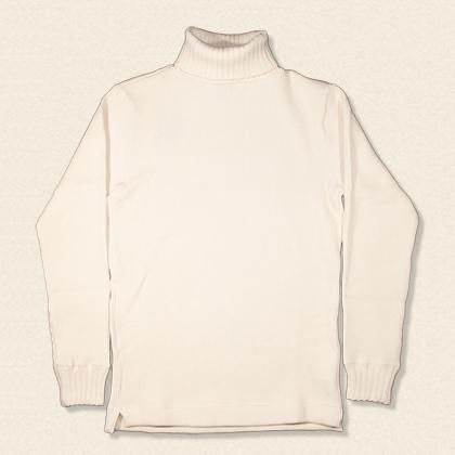 Nigel Cabourn タートルネックワッフル 46アイボリー コットン Nigel