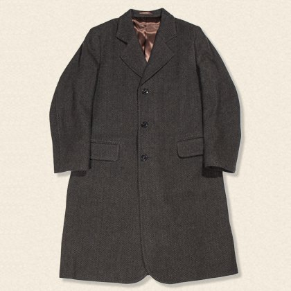 VITO STYLE HERRINGBONE TWEED OVER COAT[AJ-124] - MUSHMANS ONLINE