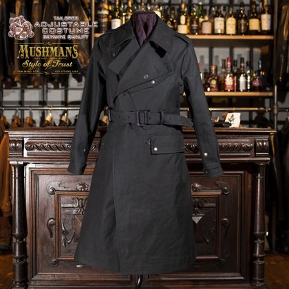 40's BRITISH ARMY Dispatch Rider STORM COAT Limited BLACK - MUSHMANS  ONLINE SHOP | アメカジ通販 マッシュマンズ オンラインショップ