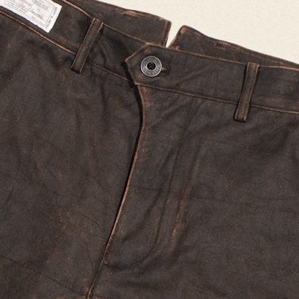 Hand-Dyed Canvas Trousers[OR-1087A] - MUSHMANS ONLINE SHOP