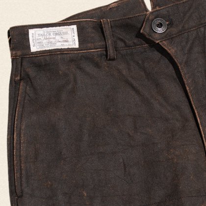 Hand-Dyed Canvas Trousers[OR-1087A] - MUSHMANS ONLINE SHOP